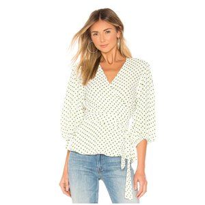 Faithfull The Brand Lavender Top / XS / 2 / Wrap Green Lula Dot